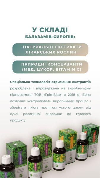 Сироп "Від застуди" (200 мл) Грін-Віза (Green-Visa) 06/002 фото