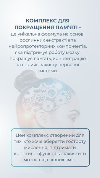 Комплекс для покращення пам'яті (90 капс.) Грін-Віза (Green-Visa) 01/017 фото