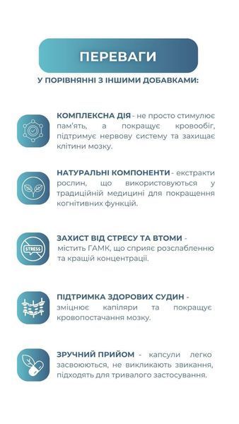 Комплекс для покращення пам'яті (90 капс.) Грін-Віза (Green-Visa) 01/017 фото
