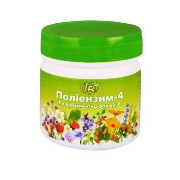 Поліензим-4 Поліферментна формула (280 гр) Грін-Віза (Green-Visa) 05/007 фото