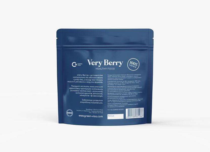 Клетчатка "VERY BERRY" (300 гр) Грин-Виза (Green-Visa) 13/001 фото