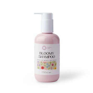 Шампунь для жирного типу волосся з екстрактом лопуха та м'яти ( 250мл )  BLOOMY HAIR  Грін-Віза (Green-Visa) 39/002 фото