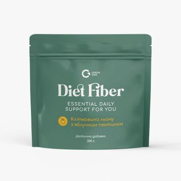 Клітковина "Diet Fiber" (300 гр) Грін-Віза (Green-Visa) 00/27 фото